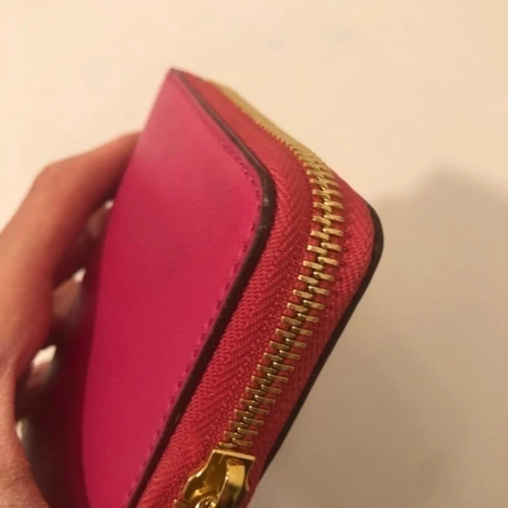 Michael kors pink wristlet wallet clutch
